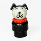 Fisher-Price Little People Animal Figure Lucky Dog Red Collar