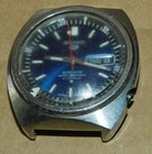 Vintage Seiko 5 Sports 21j 6119-6020 Day Date Watch AS IS for Parts Repair