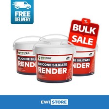 Silicone Silicate Render Pure White + Topcoat Primer EWI-040 Bulk Order 5-10 Tub