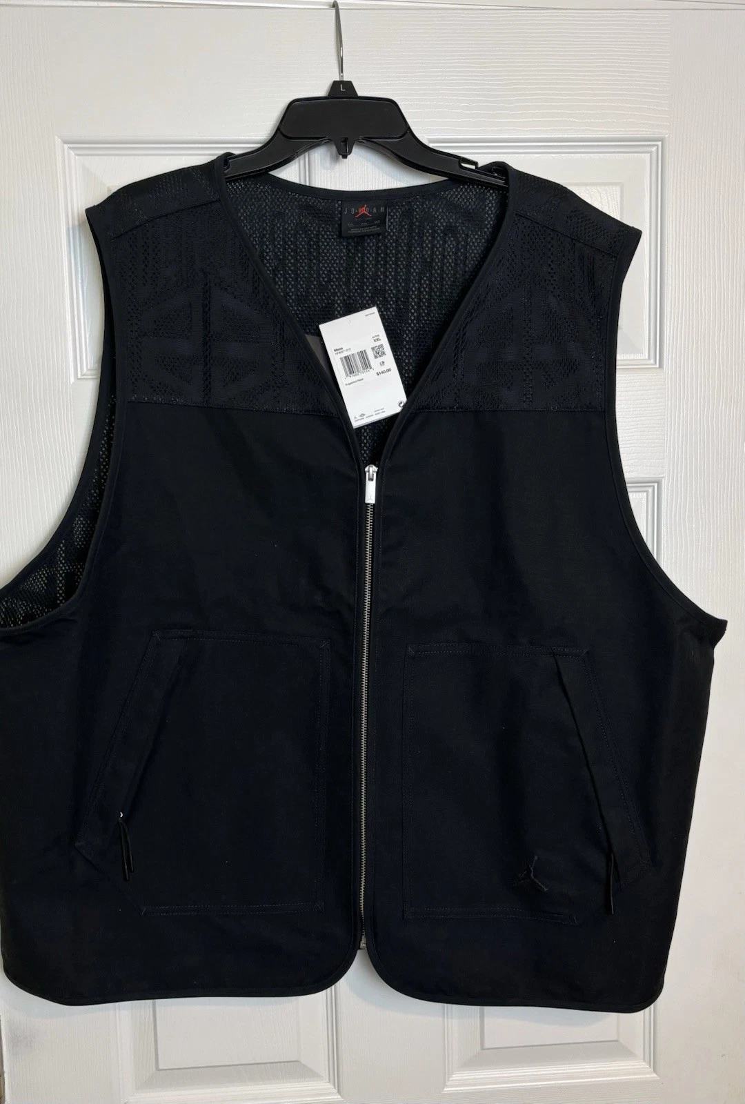 Jordan Essentials Utility Black Men’s Vest Size 2XL HF9327-010 NWT MSRP $140