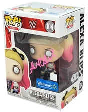SALE! Alexa Bliss Auto Signed Funko Pop #104 Vinyl Figurine Beckett Witnessness