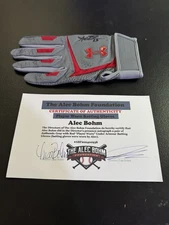 Alec Bohm Autographed Game Used Philadelphia Phillies Batting Glove HOME RUN USE