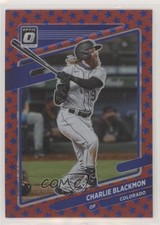 2021 Panini Donruss Optic Liberty Prizm 29/45 Charlie Blackmon #128 h3a