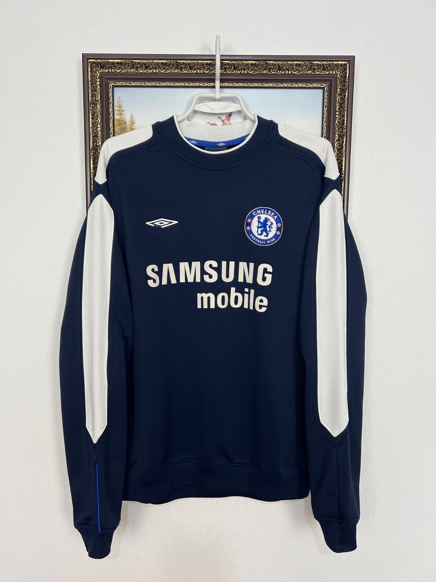 Vintage Umbro Chelsea Football Sweatshirt Soccer Blue Crewneck
