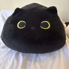 Soft Cozy Black Cat Plush Pillow Charming Perfect for Home Decor and Kids Gift