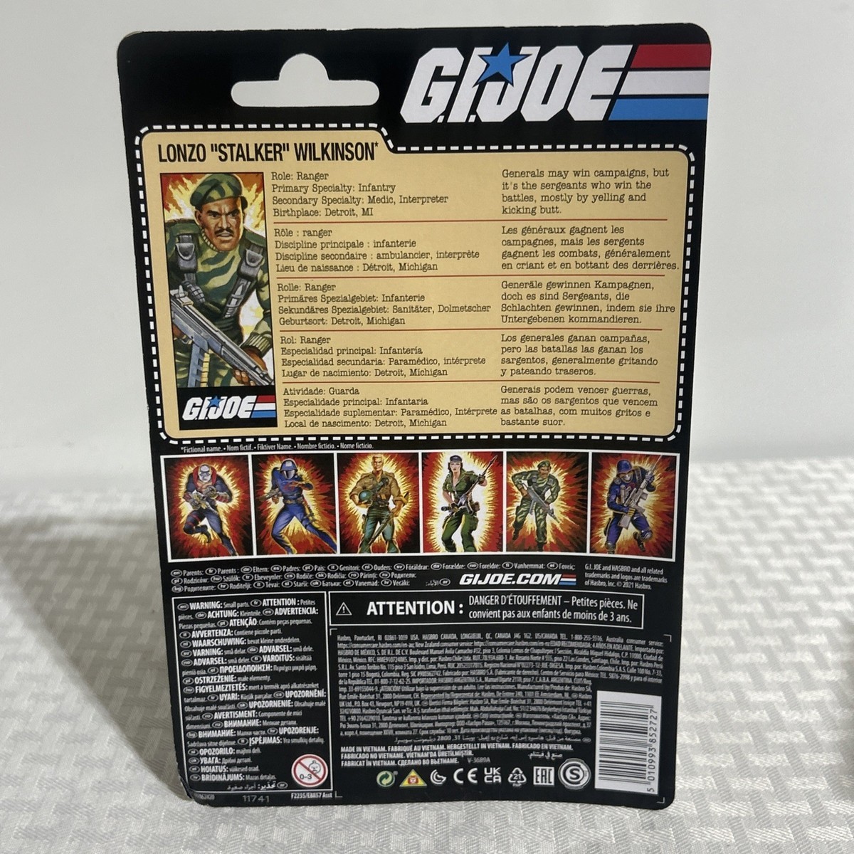 2021 Hasbro G.I. Joe Retro Collection Lonzo 