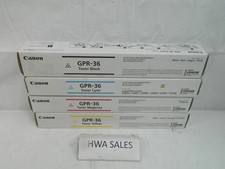 4 Gen Canon GPR-36 3782B003AA 3783B003AA 3784B003AA 3785B003AA Toners OEM SEALED
