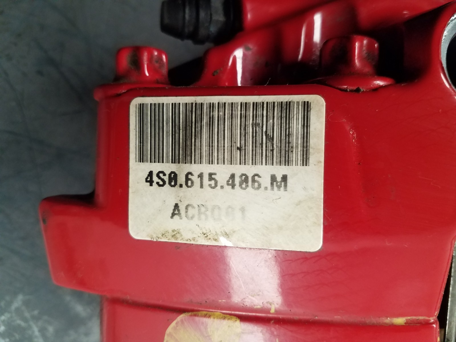 2017 Audi R8 V10 Plus Spyder Brembo Brake Caliper Set #4720 CA2