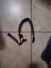 Dog Prong Choke Collar Adjustable Training Quick Release Buckle L & XL Reflectiv