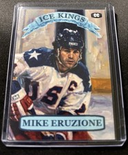 MIKE ERUZIONE USA MIRACLE 1980 ACEO ART CARD MY ORIGINAL DESIGN AI IMAGE