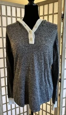 Smartwool Women’s Merino Wool Blend Sweater Size L Pullover Hoodie Gray