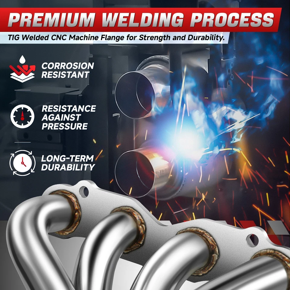 Cabezal colector de escape 4-1 para 02-05 Honda Civic SI EP3 02-06 RSX DC5 K20A3 Foto 4 de 4