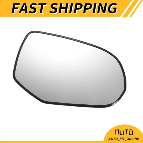 Car Right Passenger Side White Mirror Glass w/ Back Heated for Honda Odyssey New
