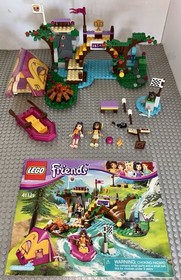 Lego 41036 41121 Friends Lot Of 2 Jungle Rescue And Adventure Camp Rafting