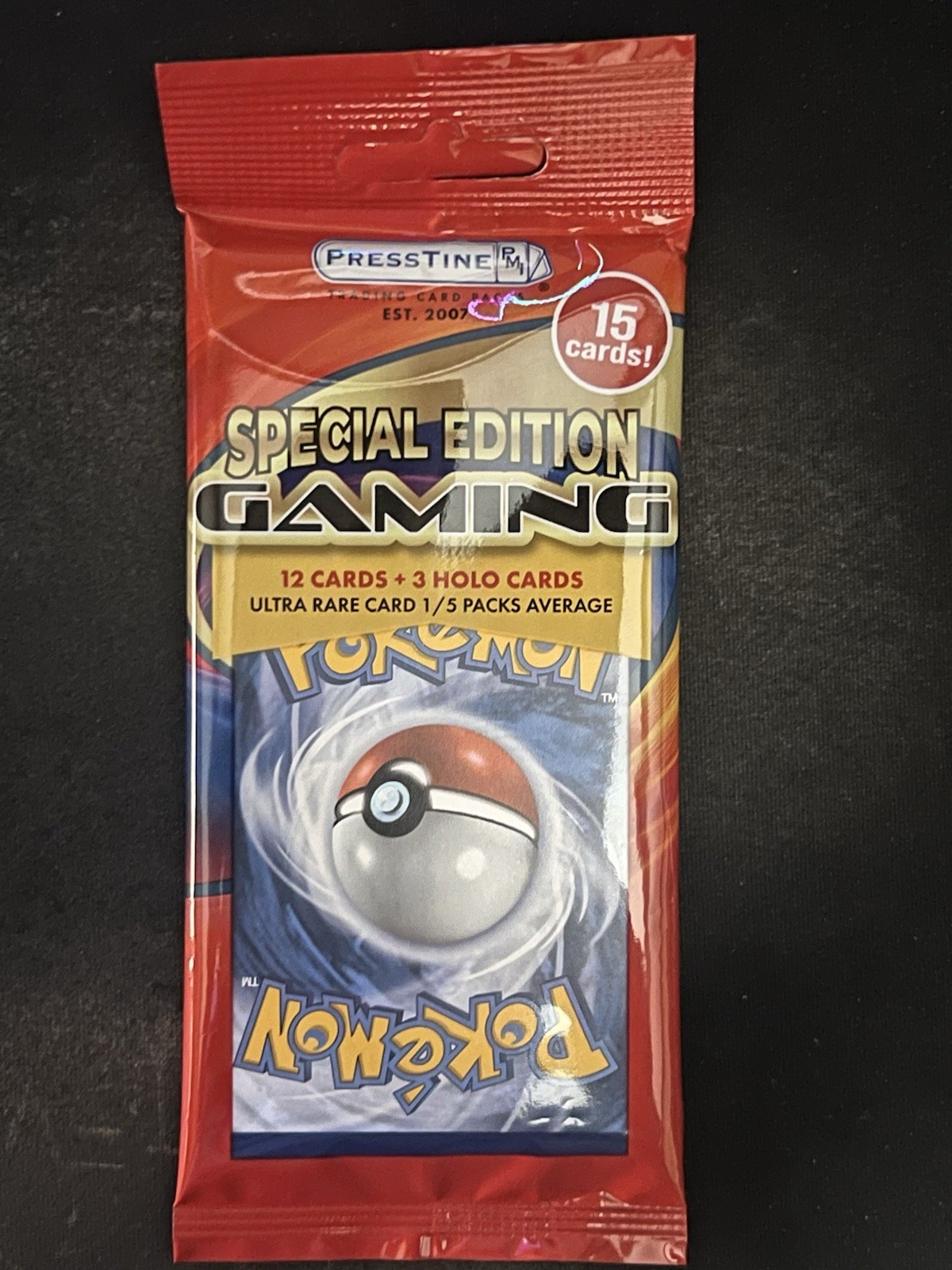 Pokemon Special Edition Gaming Presstine 15 Card Pack