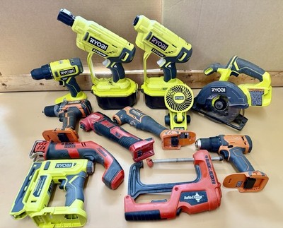 Power Tools Drill Saw Washer Multi Ridgid Ryobi Milwaukee B&D & More Parts Only