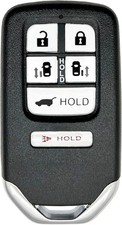 Replacement Key Fob Cover fit for 2014 2015 2016 2017 Keyless Model: 6 Button