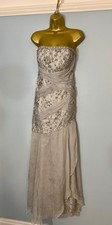 Excellent Cond, Worn Once, Prom/Occasion Anoushka G Silver embellished Dress