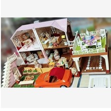 H11 Sylvanian Families Dream Home with Carport Complete Set