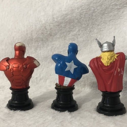 Marvel Avengers Mini Büste Briefbeschwerer Thor, Captain America und Iron Man - Bild 2 von 10