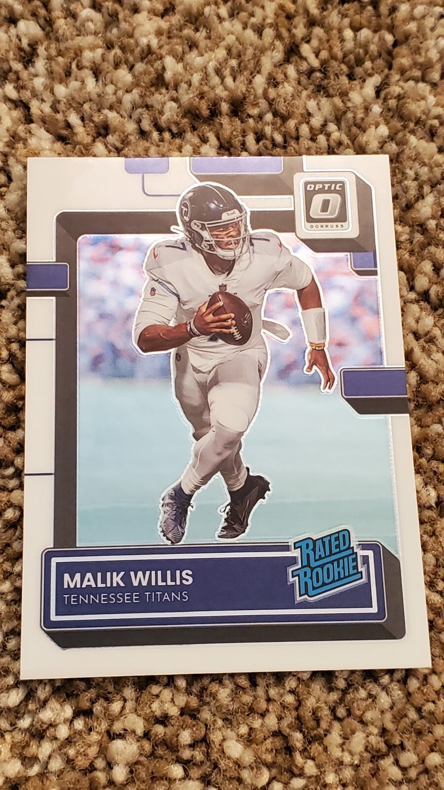 Malik Willis Rookie 2022 Donruss Optic #203 Tennessee Titans RC