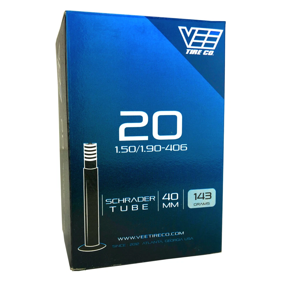 Pair (2) 20x1.50 Vee Tire 20 inch Bike Tire Bicycle Inner Tubes Schrader Valve - Image 2 of 2