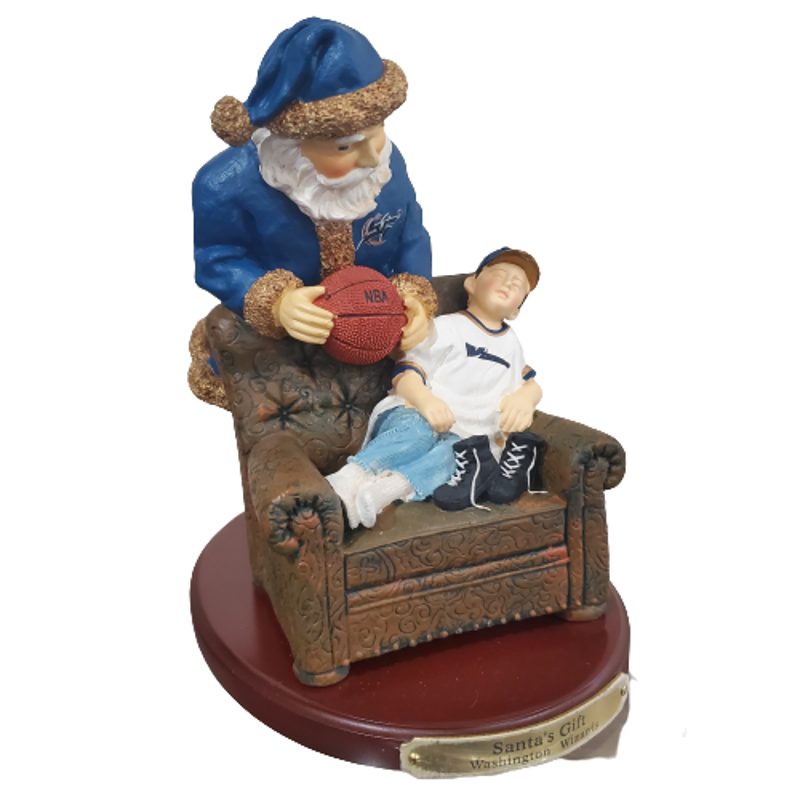 NBA Washington Wizards Santa’s Gift 2001 Figurine by The Memory Company 6.5 Inches