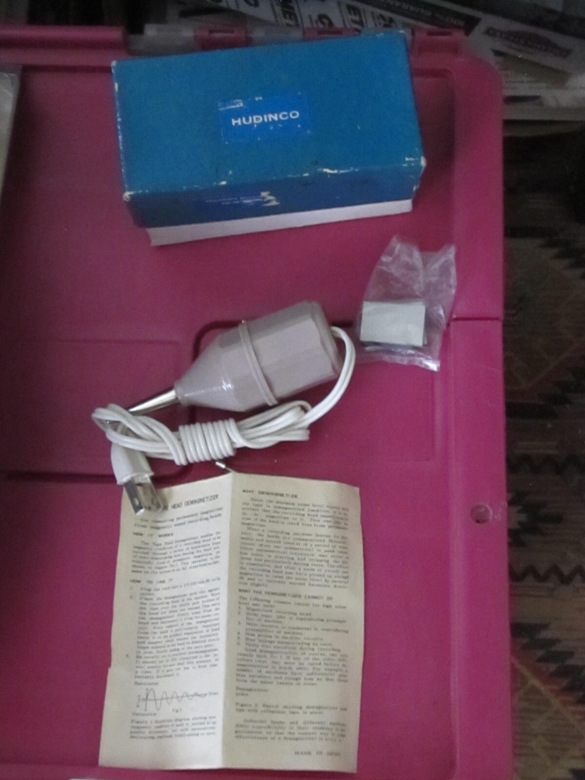 Vintage Hudinco tape head eBay