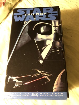 Star Wars Trilogy VHS, 1995, 3-Tape Set Tested
