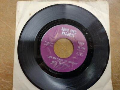 Inez Andrews - I'm Free / Lord Don't Move The Mountain (7'', Single) EX cond soul