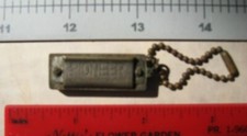 Vintage Miniature Pioneer Harmonica Keychain, Occupied Japan, Works