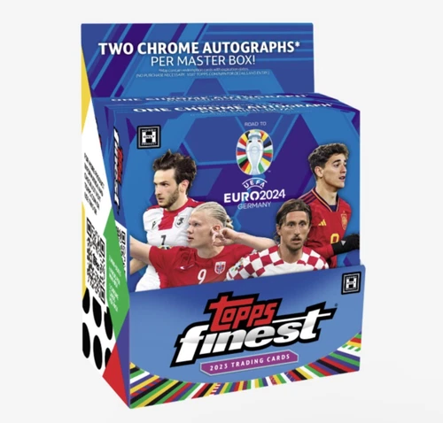 2023-24 Topps Finest Road to UEFA Euro Soccer Hobby Box Factory Sealed
