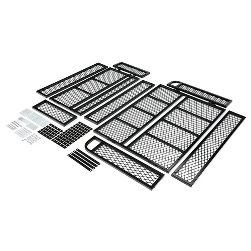 Universal For ATV Front&Rear Drop Cargo Basket Rack Storage Carrier Hauler 2 PCS - Picture 13 of 21
