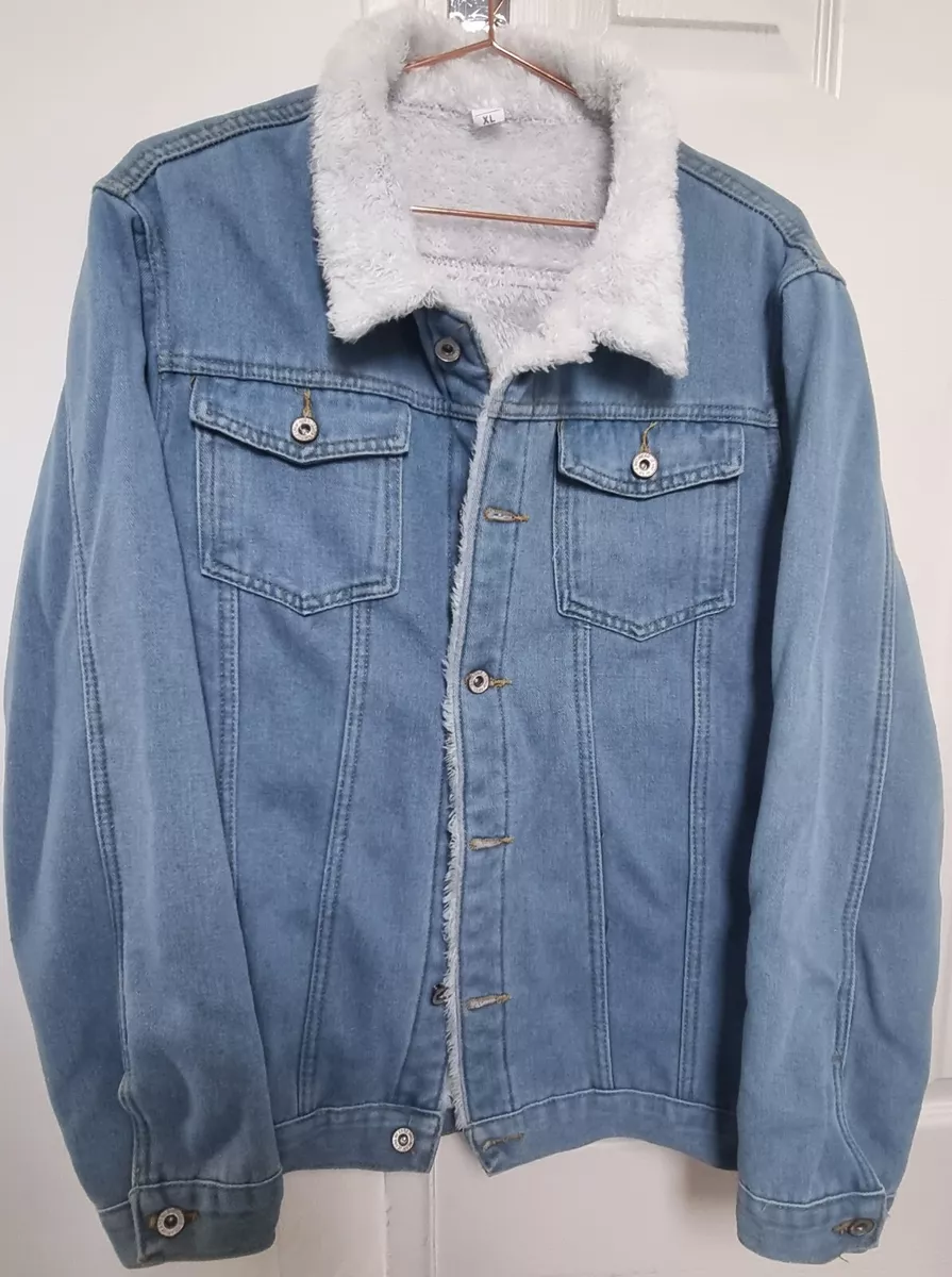 Light blue colour denim jacket cheap