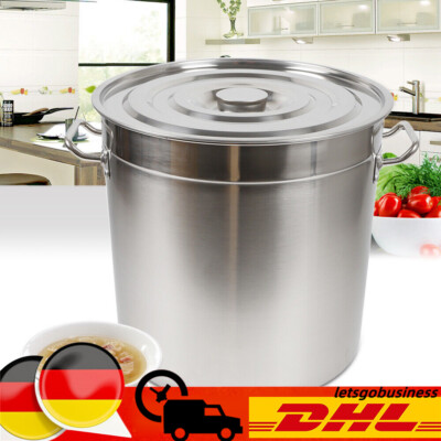 Universaltopf Suppentopf Buffets Partys Braten Kochtopf mit Glasdeckel 70 Liter