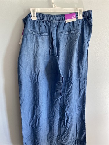 merona large chambray denin pants - Picture 3 of 5