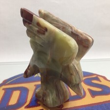 Natural Crystal Hand Carved Haitian  jade. Eagle Falcon Marble Exquisite