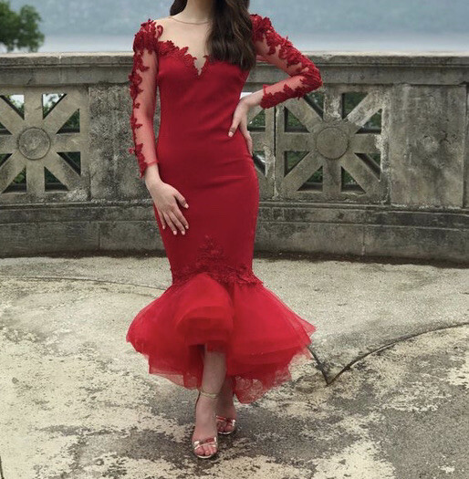 knee length dresses for ladies Naira Pleated Midi Dress - Red main image 0