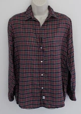Grayson by Frank & Eileen Shirt Small Size 2 The Hero Blue Red Plaid Button Up