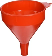 	LubriMatic 75-070 Polyethylene Plastic Funnel w/ Screen - 2 Quart	