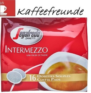 10 X Segafredo Intermezzo Kaffeepads 16st.