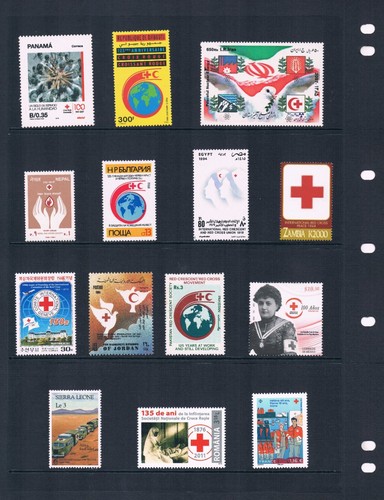 1/3 off SPECIAL $434.40 Scott Value - 157 COUNTRIES Red Cross MNH NH UMM - Picture 6 of 10
