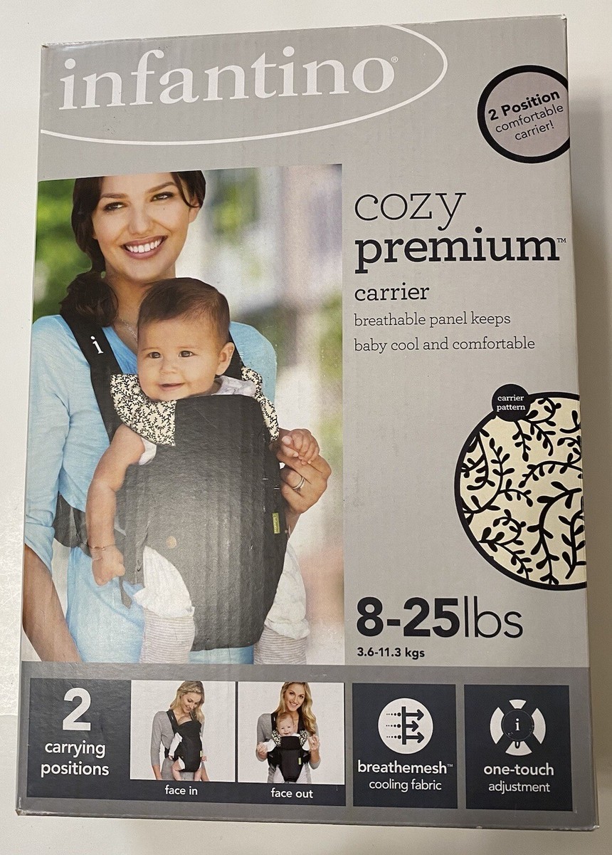 NEW INFANTINO 'Cozy Premium Carrier' (8-25 lbs) Newborn