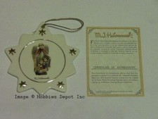 M.I. Hummel Porcelain Hanging Christmas Tree Ornament B558 Heavenly Protection