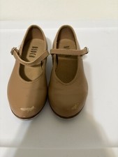 Bloch Girls Leather Tap Shoe Tan Size 10 1/2