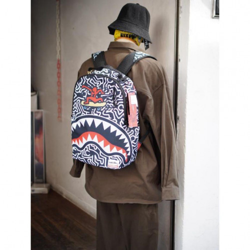 SPRAYGROUND Keith Haring collaboration Skater GuyShark Teeth