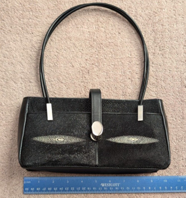Eastern Leather Stingray black bag purse - Genuine from Thailand - Never Used 