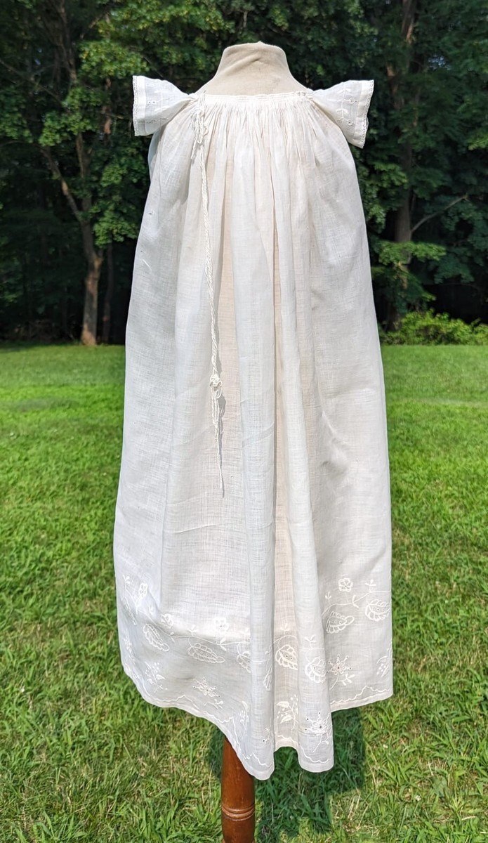 regency white dress Pink Era in Chiffon Empire Waist Regency Gown With Puff Sleeves Plus Size Size 12 / Pink / With Shawl Made entirely out of cotton Regency Style Soft Embroidered White