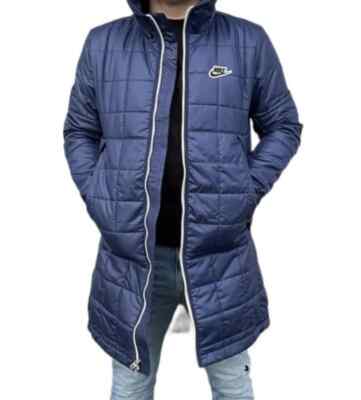 Nike Sportswear Fleecejacke Jacke Steppjacke Mantel Blau Herren