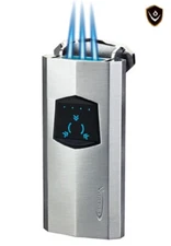 Vector Icon Electric Triple Flame Chrome Satin -  VECTOR ICON CHROME SATIN 1C